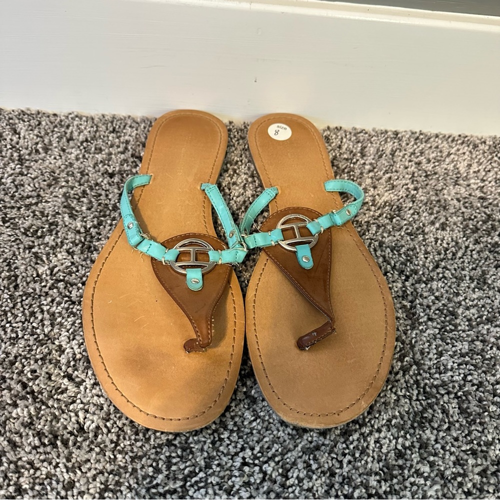 Tommy Hilfiger Sandals Teal